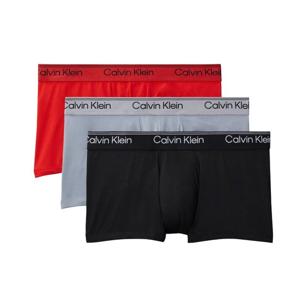 Calvin Klein Mens Low Rise Trunk 3-Pack, Multi